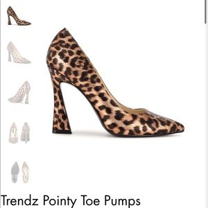 Nine West - Trendz Pointy Toe Pumps /Metallic Leopard